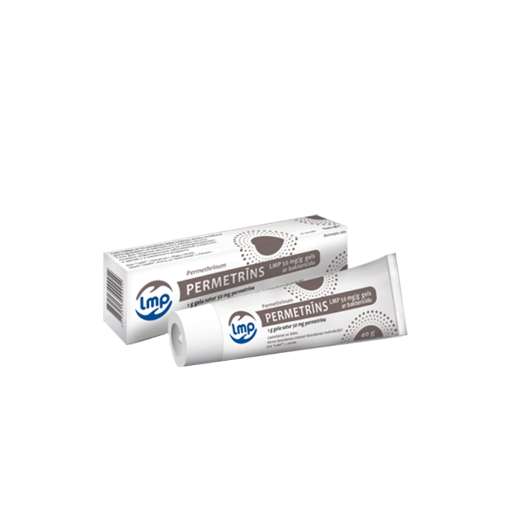 PERMETRĪNA gels ar baktericīdu 40g